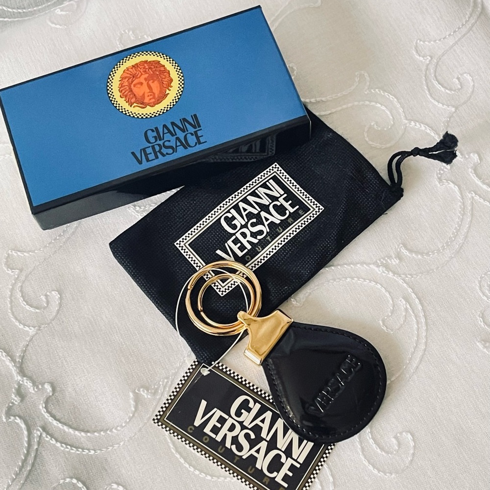 Brand New Gianni Versace vintage key holder /keychain